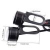2pcs/pair Mini LED Light Motorcycle Flash Strobe Eagle Eye Motorcycle Daytime Running Light Fog Lamp Headlight Moto Accessories