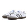 adidas Originales SAMBA OG Zapatillas de Skate de caña baja Unisex Blanco Gris B75806(Equipo1253-)