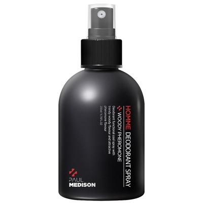 Paul Madison Homme Desodorante Spray Fragrância Amadeirada Feromônio, 200ml, 1 unidade