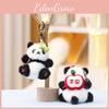 Plush Fruit Panda Toy Soft Cotton Keychain For Kids Girls Gift Bag Decoration