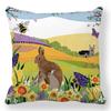 Easter Decorative Pillowcase Cartoon Egg Rabbit Flower Print Cushion Cover Bedroom Room Home Decor 45X45 Cm