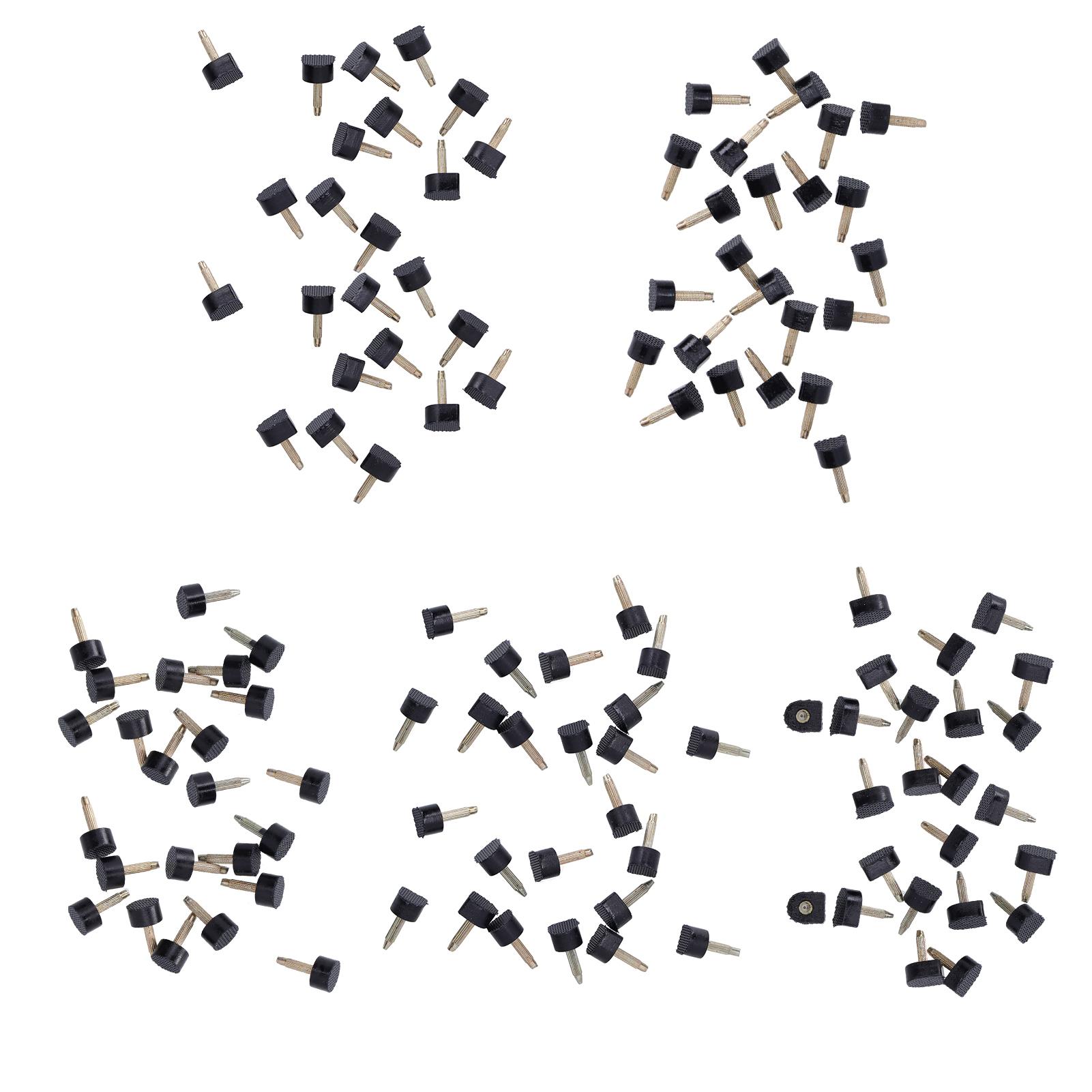 

120Pcs High Heel Tip Caps TPU Polyurethane Iron Shoes Repairing Replacement Kits