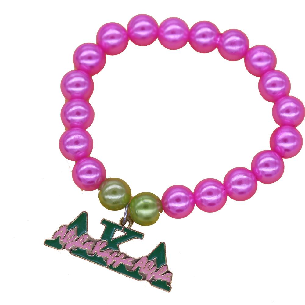 Handmade Elastic Sorority Club Since 1922 SGRHO Sign Greek Letter Sigma Gamma Rho Poodle Bracelets синий