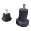5Pcs Office Chair Glides Replacement Swivel Caster Wheels Heavy Duty Wheels for Fixed Stationary Use on All Floor Types
