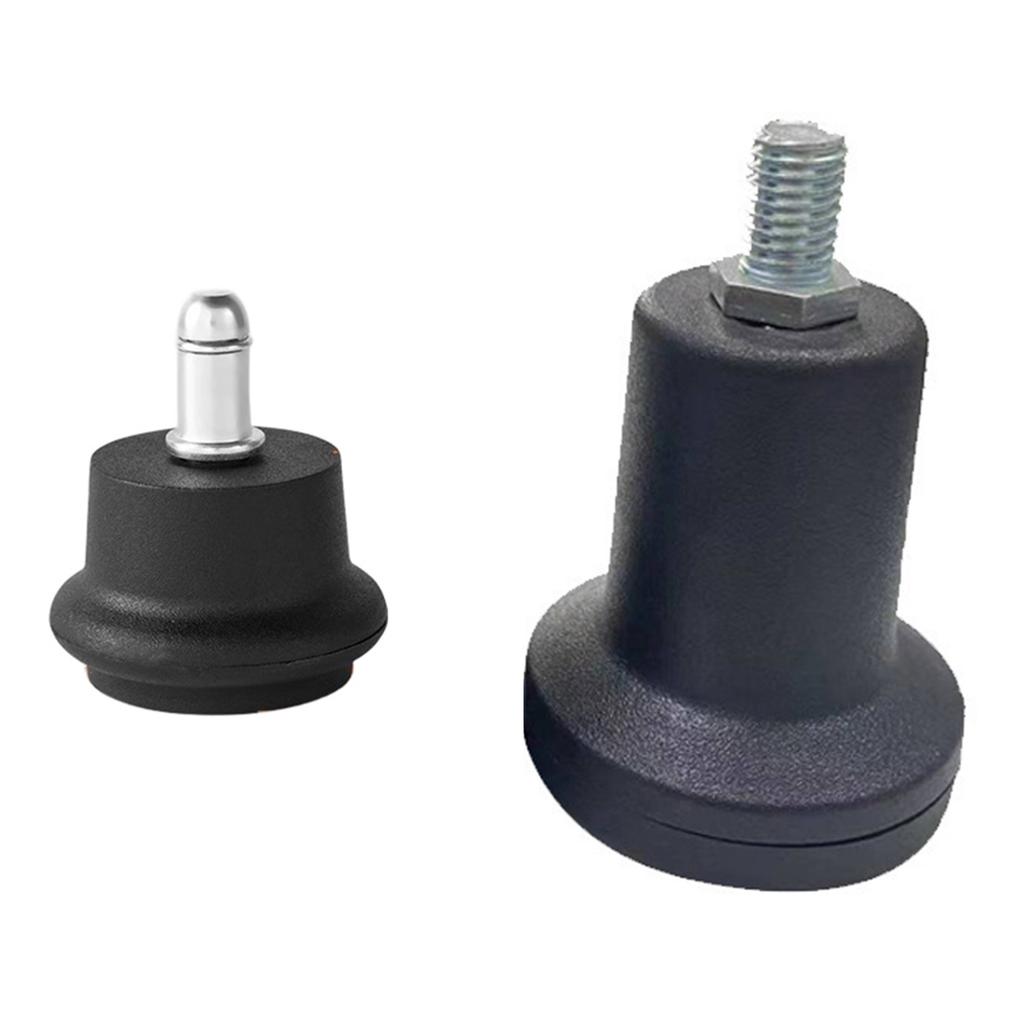 5Pcs Office Chair Glides Replacement Swivel Caster Wheels Heavy Duty Wheels for Fixed Stationary Use on All Floor Types