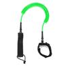 7mm Surfing Foot Cord String 10ft SUP Ankle Leash Surfboard Coiled Stand UP Paddle Board TPU Paddle Board Rope Surfing Accessory Black/green/yellow
