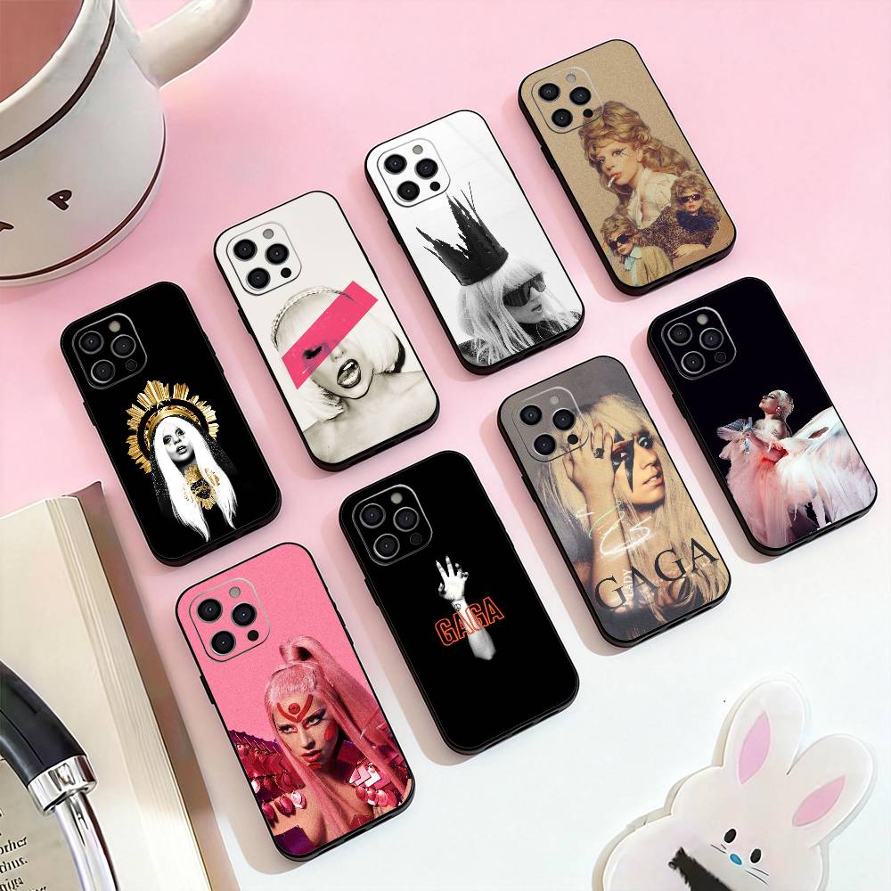 L-Lady Singer G-Gaga Phone Case Silicone Soft For IPhone 17,16,15,14,13,12,11,XS,Plus Pro Max