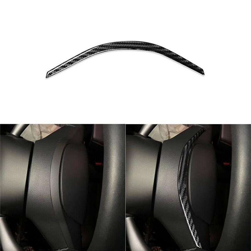 

Carbon Fiber Center Control Panel Frame Sticker for Tesla Model 3/Model Y 2017-2025 - Interior Styling Decoration Accessories