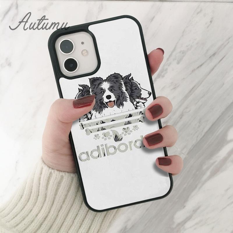 Border Collie Hund Telefon Fall für iPhone 11 12 13 14 Pro Max mini X XR XS SE 2020 5s 6S 7 8 Plus Samsung Galaxy S21 S22 shell