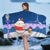 Cute White M-Molangs Rabbit Microfiber Beach Towel Absorbent Quick dry Soft Yoga Swimming Resort Mountain Climbing Towel