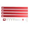 Parallel Guide Rail System Adjustable Aluminum Alloy Saw Track Set Guide Rail Bracket Auxiliary Tools for Woodworking 600mm