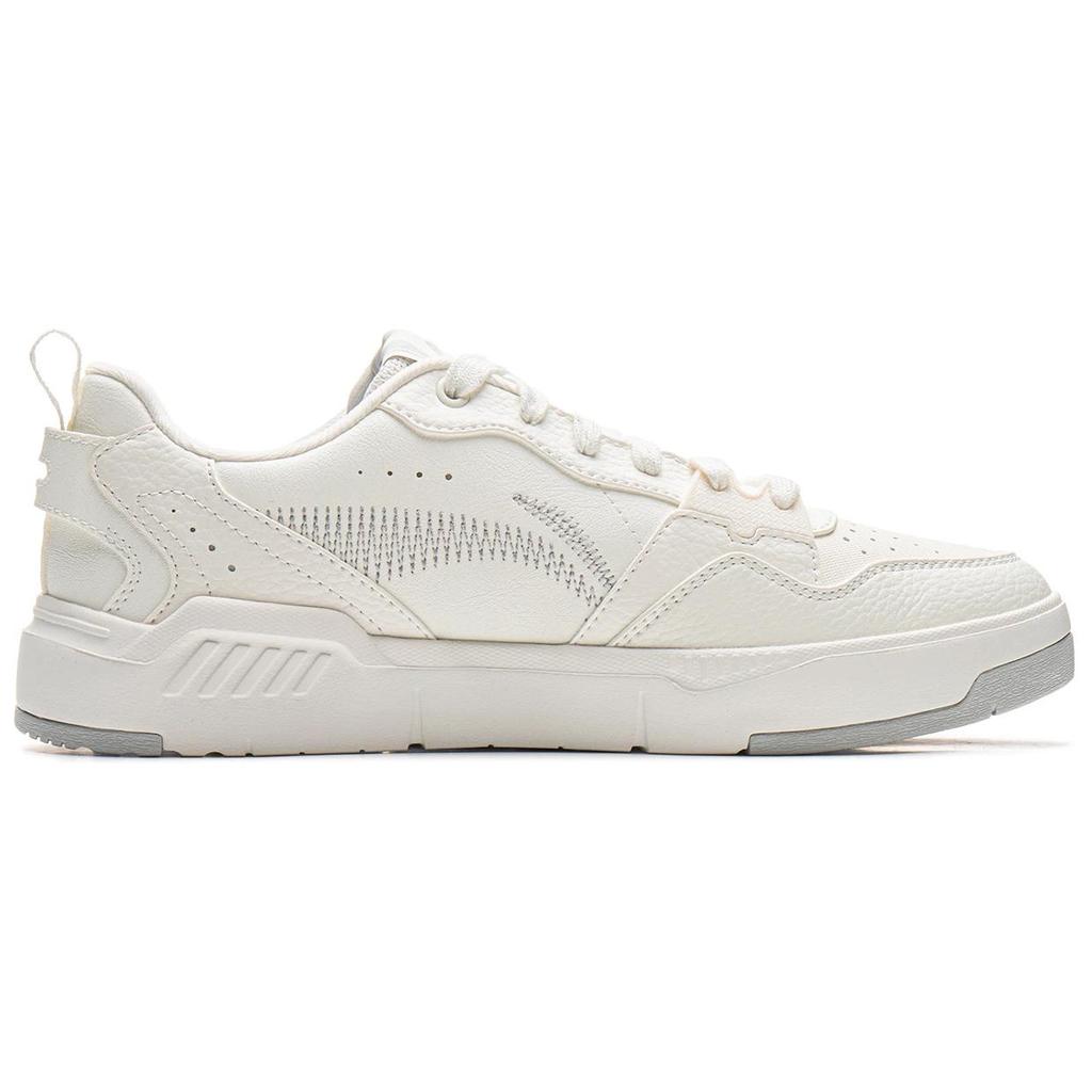 Li Ning Original Era Slip Resistant Cushioning Abrasion Resistant Breathable Height Increasing Low top Skateboard Shoes AGCU337-3