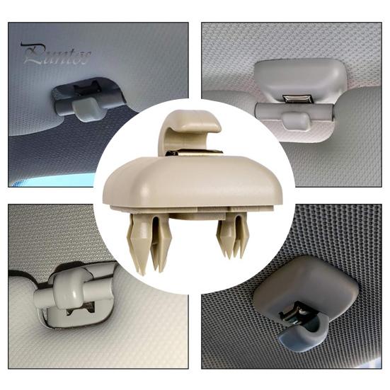 Car Sun Visor Retainer Hook 2Pcs Bracket Fine Workmanship High Reliability ABS Interior Clip Holder 8U0857562A 8E0857562 for A3 A4L A5 A6L