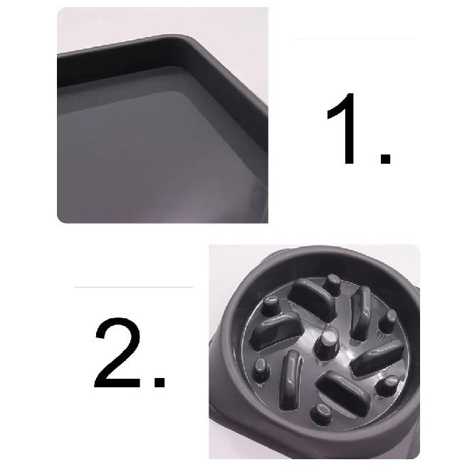 Silicone 2in1 Dog Lick Mat for Dogs Pet Food Plate Slow Eating Bowl Extended Eating Time Convenient Pets Accessories Supplies