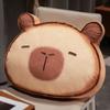 Cartoon Toast Capybara Cat Plush Toys Lovely Animal Pillow Sleeping Cushion Stuffed Soft Sofa Back Pillow Birthday Gifts