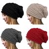Winter Warm Skullies Beanie For Women Knitted Baggy Beanies Ski Slouchy Cap Hat For Men Fashion Solid Wool Beanie Unisex Caps