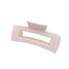 Large Square Claw Hair Clip - French Style ABS Injection, High-End DIY Shark Hairpin
