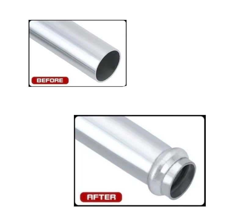 Merci Varie Manual Bead Roller, Tube Pipe Beader Tool, Intercooler Pipe Bead Form Roller Machine, Steel Tube Pipe Beading Tool for 5/8" and Larger Pip