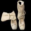 2025 New Niche Stacking Boots Hollow Mid-tube Cool Boots Women's Ballet Style Square Head Bow Flat Single Shoes