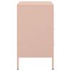 Nightstands 2 Pcs Pink 36 X 39 X 68 Cm Steel