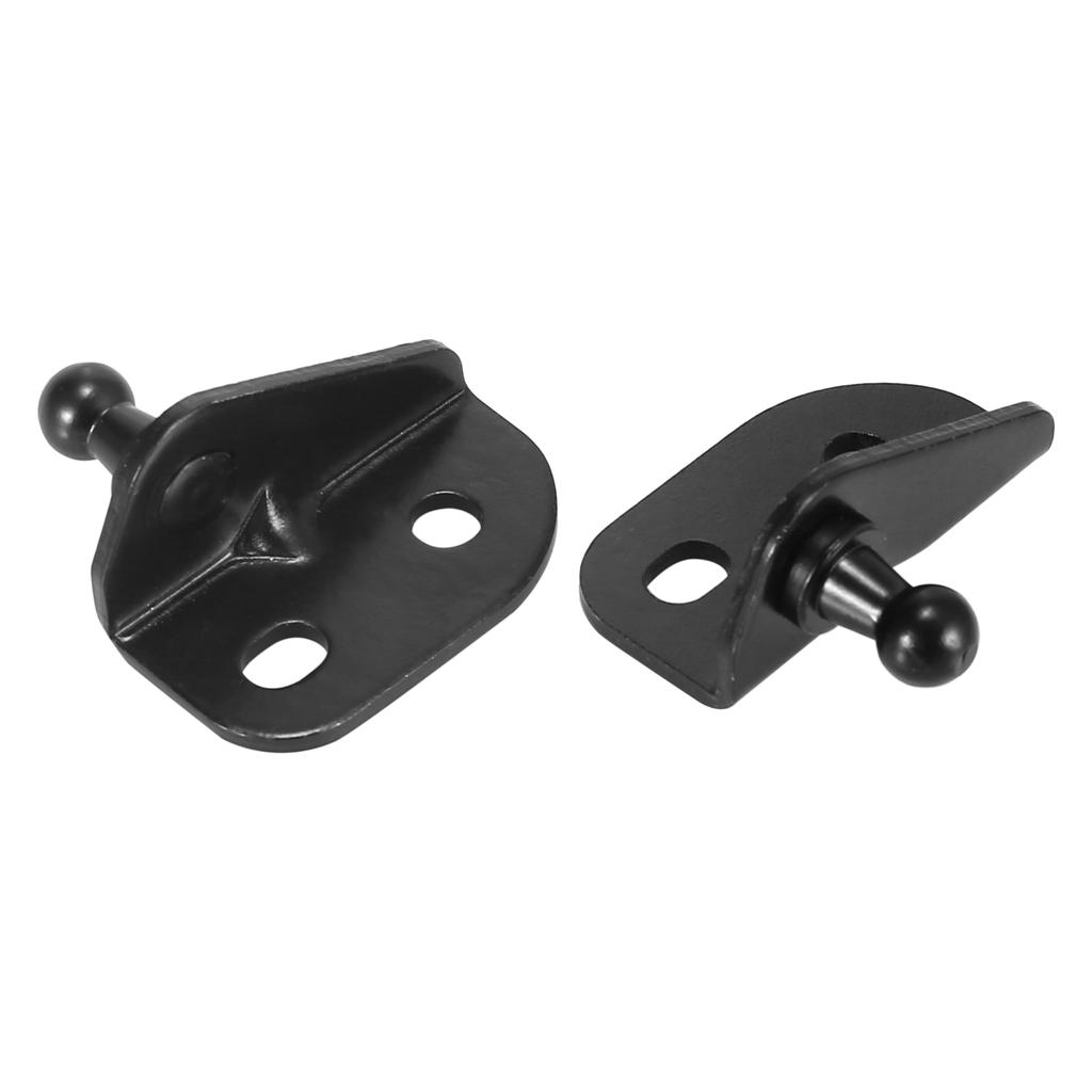 X Autohaux 1 Set Car Ball Studs Mounting Brackets for Gas Struts Shocks with Screws 47x43x24mm