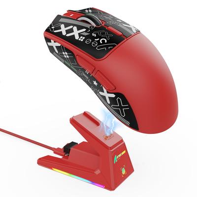 MAMBASNAKExATTACK SHARK X1 Gaming Lightweight 3 Omron Optical 100 Million Times Charging Cloud AI Professional Teflon Customizable Mouse, 49g,