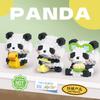 Panda Blind Box Building Blocks, Micro Granular Chinese National Treasure DIY Model Creative Educational Gift for Children