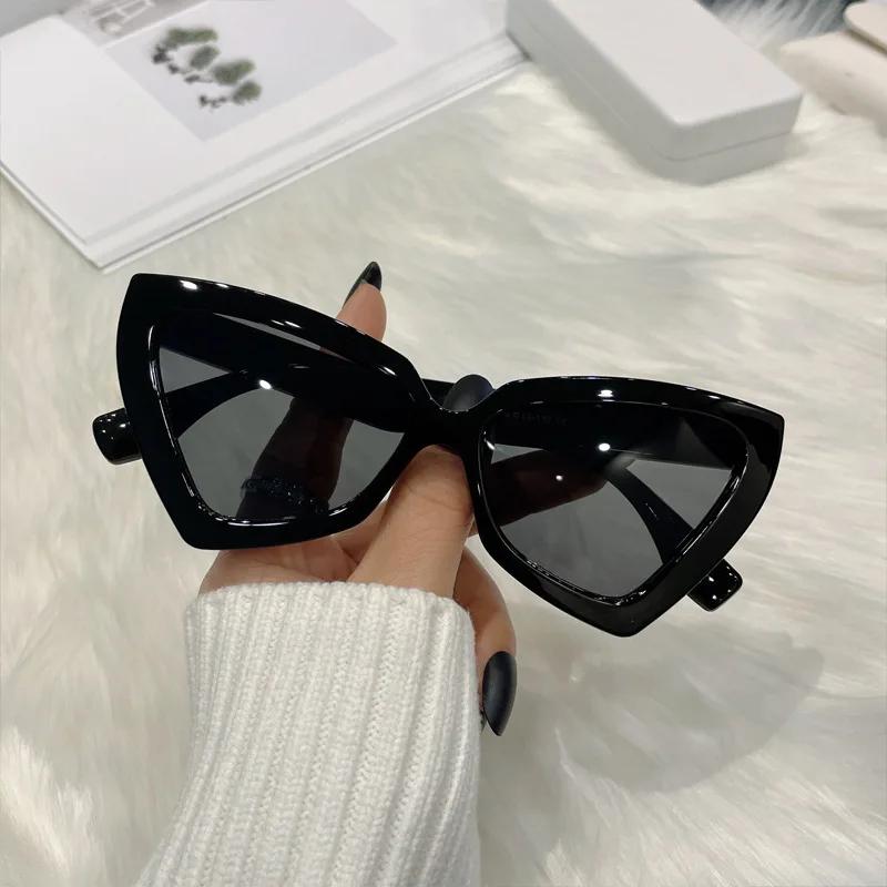 

Fashionable Women S Cat Eye High-End Sunglasses Casual Uv Resistant Retro Glasses Outdoor Travel Skiing Casual Sun Glasses Uv400