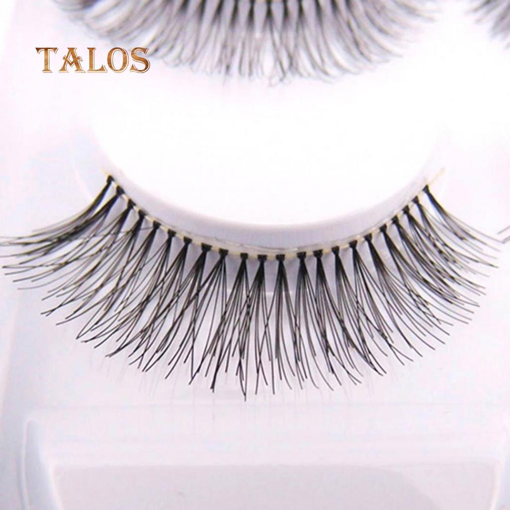 5 Par Naturliga Långa Lösögonfransar Glesa Korsade Ögonfransar Förlängning Smink Scenverktyg