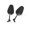 Retro Style Motorcycle Rearview Mirror With ABS Shell Iron Stem Scooter Electric Bike Touring Use