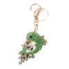 Rhinestone Dolphin Keychain Sparkling Sea Animal Car Key Ring Holder Backpack Purse Handbag Charm Christmas Birthday Gifts for Dolphin Lovers