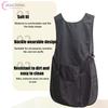 Double-sided Waterproof Black/Transparent Apron Barber Uniform Salon Hairstylist Apron Hairdresser Vest For Beauty Salon Nail