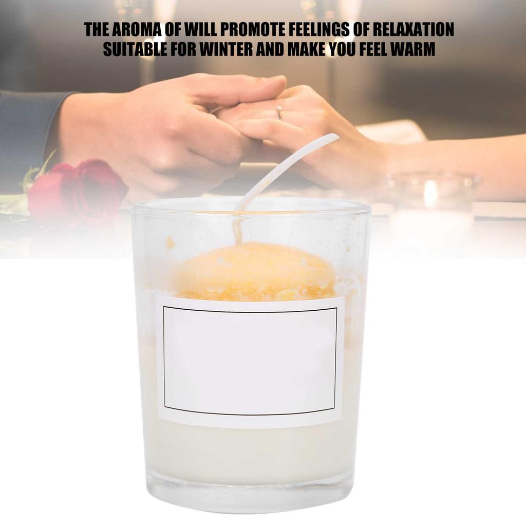 Glass Cup  therapy Fragrance Candle Banquet Wedding Candlestick Home Decoration
