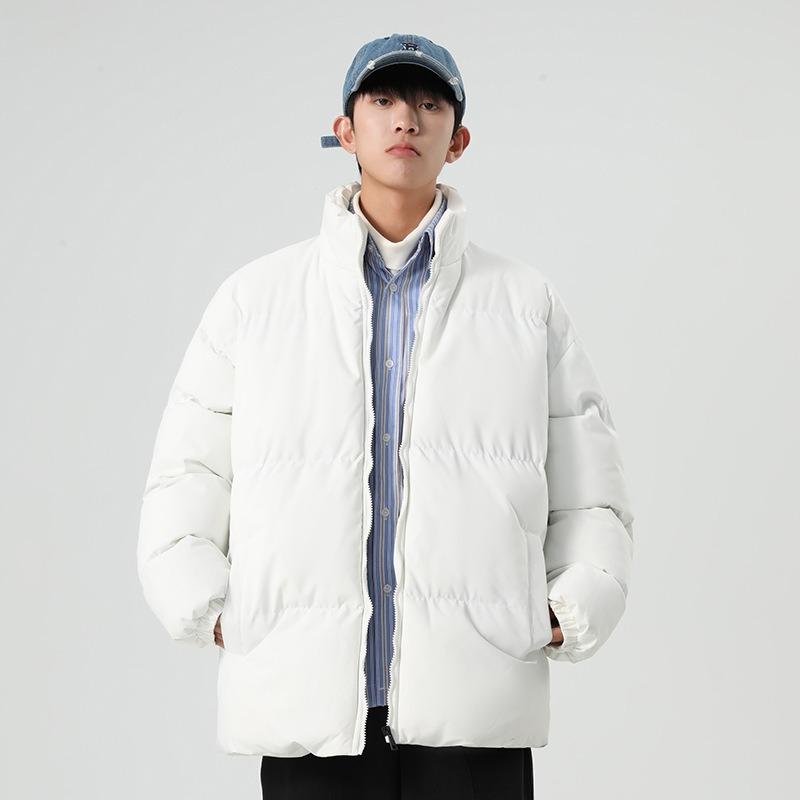 Stand-up Collar Cotton-padded Clothes for Men and Women's Winter New Thickened Down Cotton-padded Jackets for Couples