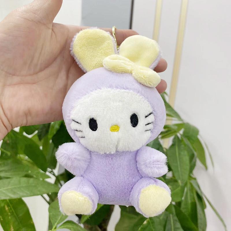 Charming Plush Bunny Keychain Delightful Rabbit Doll For Kids Ideal Gift