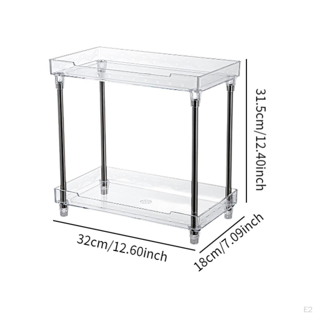 Badezimmer-Arbeitsplatten-Organizer, Make-up-Organizer, Hautpflege-Regal, stehend