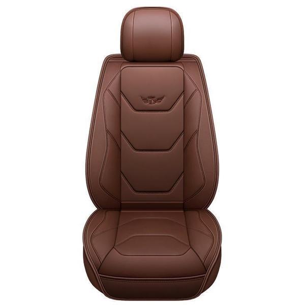 1 PC Pokrycie siedzenia samochodu Luksusowe uniwersalne 5D PU Skórzane pokrycie przedniego siedzenia Mata na siedzenia samochodowe Wodoodporny ochraniacz na fotel samochodowy Oddychający