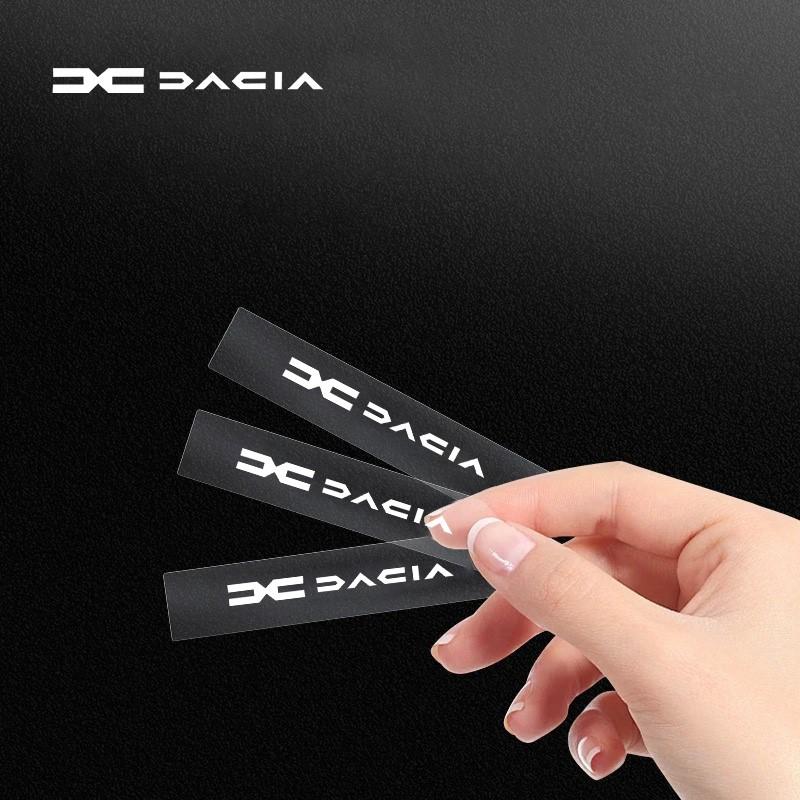 5/10pcs Car Interior Sticker Central Control Decals Emblem Styling For Dacia Duster Logan Sandero Stepway Dokker Mcv Largus 1300