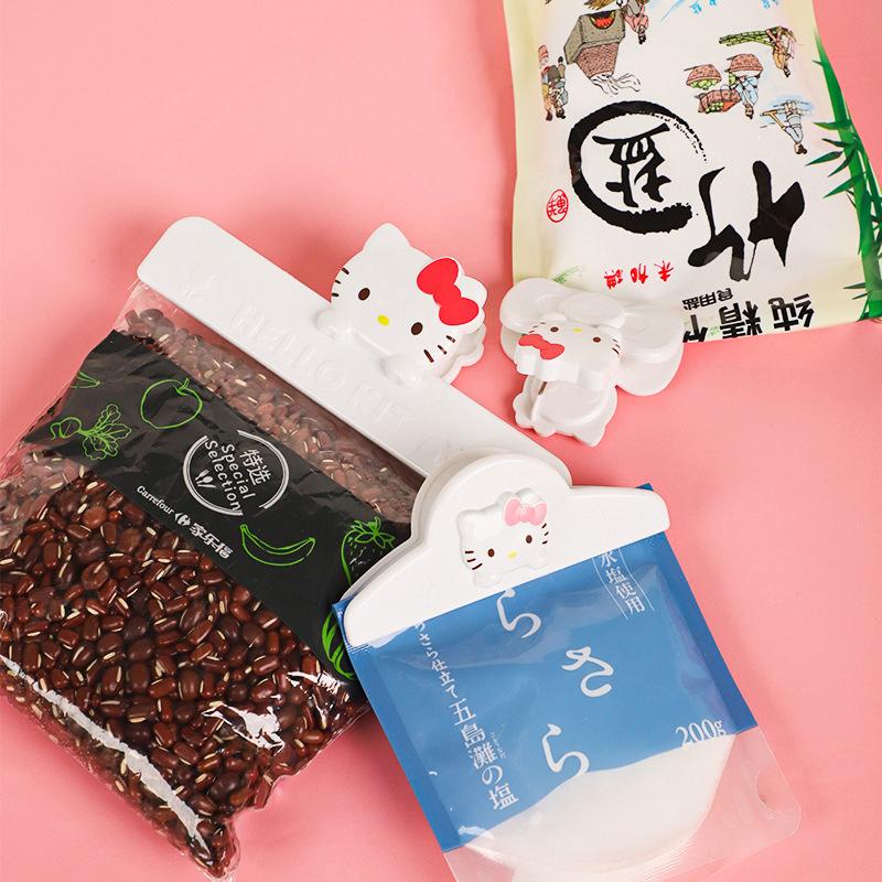 

Food Seal Clips Sealer Clamp Magnetic Fridge Sticker Ticket Holder Hand Gifts