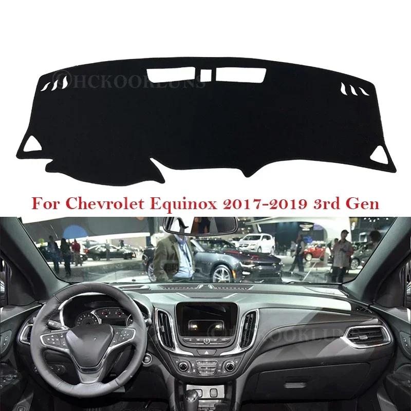 Car Accessories Dashboard Cover Mat Dashmat Pad Dash Sun Shade Protect Carpet 3rd Gen for Chevrolet Equinox 2017 2018 2019 MK3