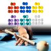10x Clear Jump Break Cue Tip Repair Parts Replacement for Game Indoor Sports