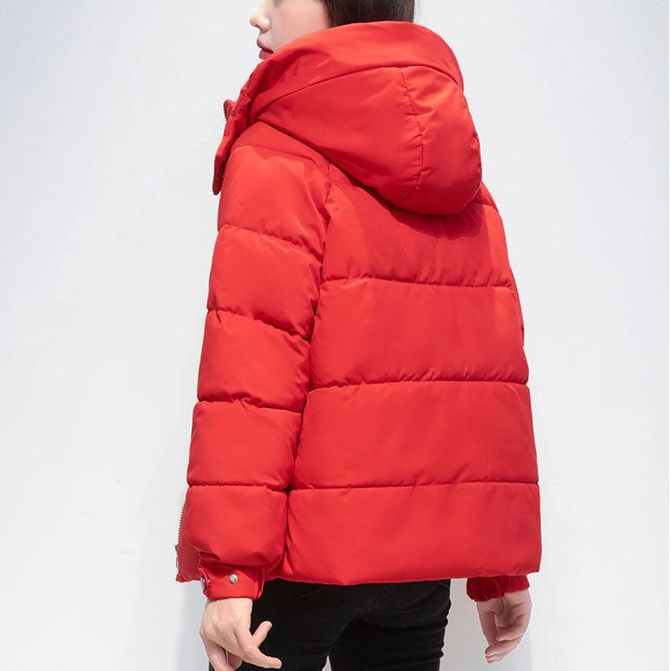 La modă și lejer îngroșat iarnă scurtă în stil coreean haină caldă din bumbac căptușit pentru femei