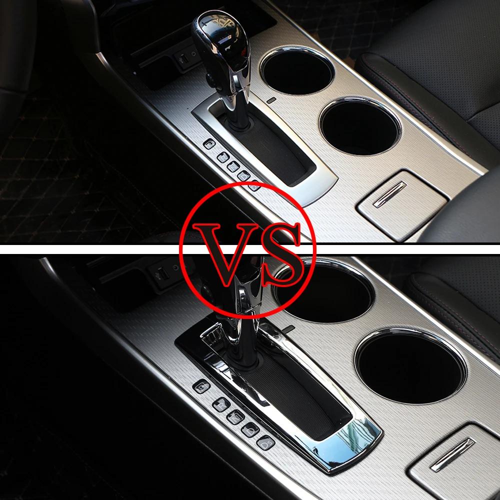 For Nissan Teana Altima 2013 2014 2015 2016 2017 LHD Accessories Gear Shift Knob Panel Cover Decoration Sticker Interior Trim