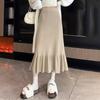 Olivier S cloSet Daily Bending Knit Long Skirt o2512Sk602d