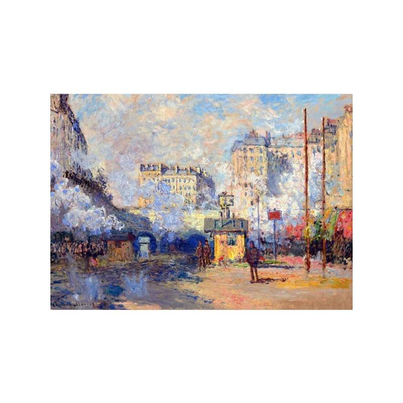 Claude Monet Exhibition Art Posters Canvas Oil Painting Garden Boat Lake Landscape Nature Landscape Wall Art Room Home Decor