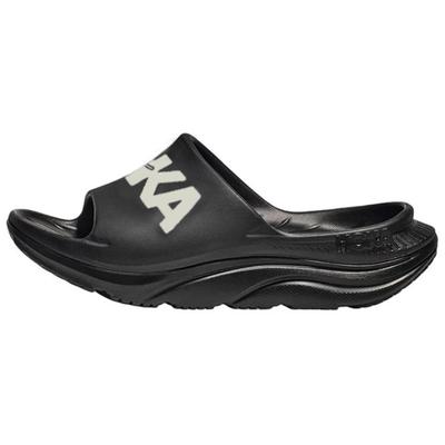 HOKA Ora Athletic Slide Black White Unisex Sneakers 1155154-BWHT