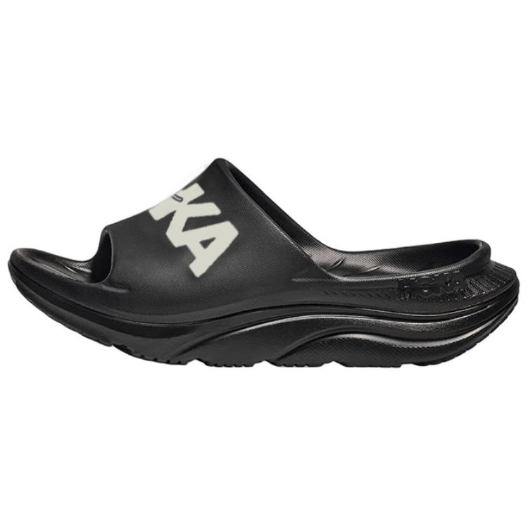

Кроссовки HOKA Ora Athletic Slide черные белые унисекс 1155154-BWHT