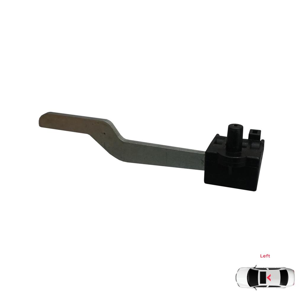 ESR539-1 Elektrisches Faltdach Scharnier Vorderer Faltrahmen Hydraulischer Verriegelungsriegel Betätigungshebel Linkes Teil für BMW 6er Reihe E63 E64 Cabriolet