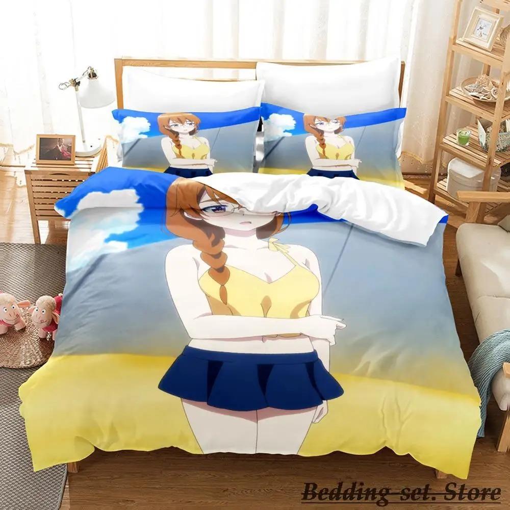4 persone mentono ciascuna Set da letto Singolo Gemello Matrimoniale Queen King Size Set per letto Aldult Bambino Camera da letto Set Copripiumino Anime