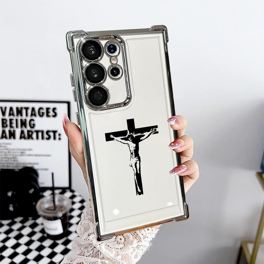 

Phone Cover Case for Samsung Galaxy S26 S24 S20 FE S22 Ultra S25 Edge S21 Plus S23 Verse Of The Christian Bible Jesus Galaxy S20 FE